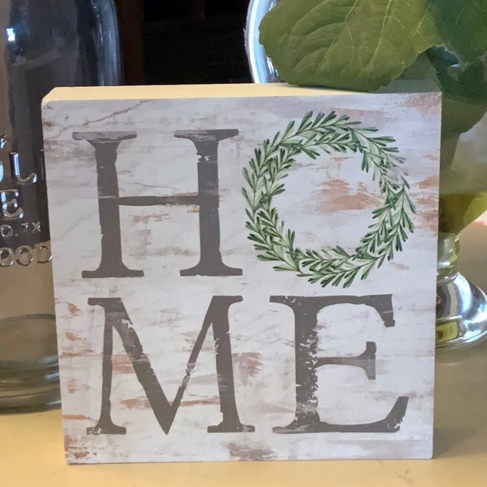 1 left❗️Farmhouse HOME Block Decor
